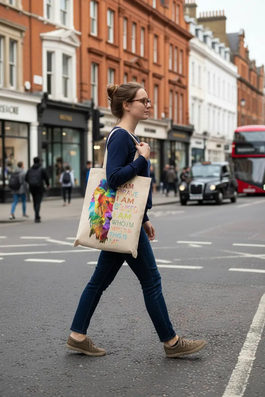 This Is Me Pride Lion Tote Bag This Is Me Pride Lion Tote Bag