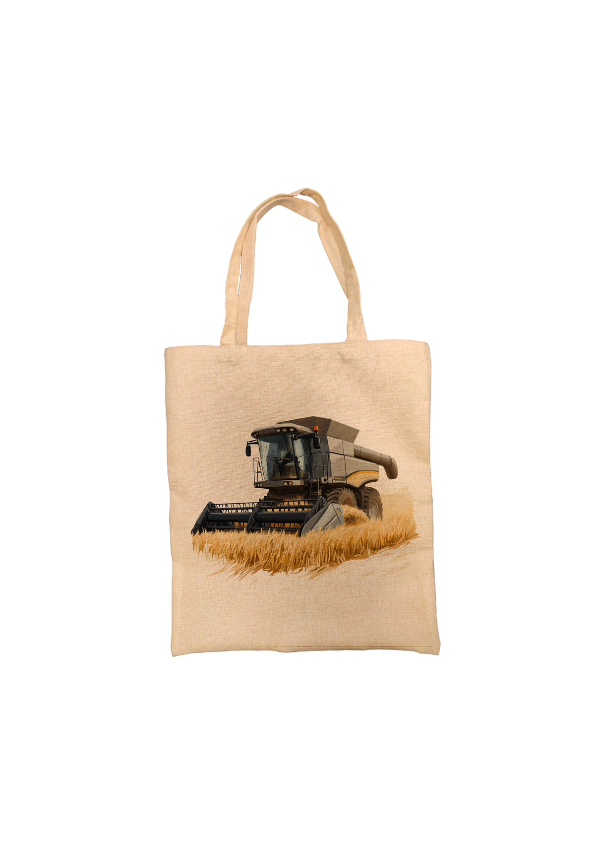 Grey Combine Harvester Tote Bag Grey Combine Harvester Tote Bag