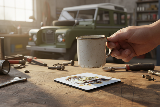 Classic 4x4 Land Rover Hardboard Coaster Classic 4x4 Land Rover Hardboard Coaster