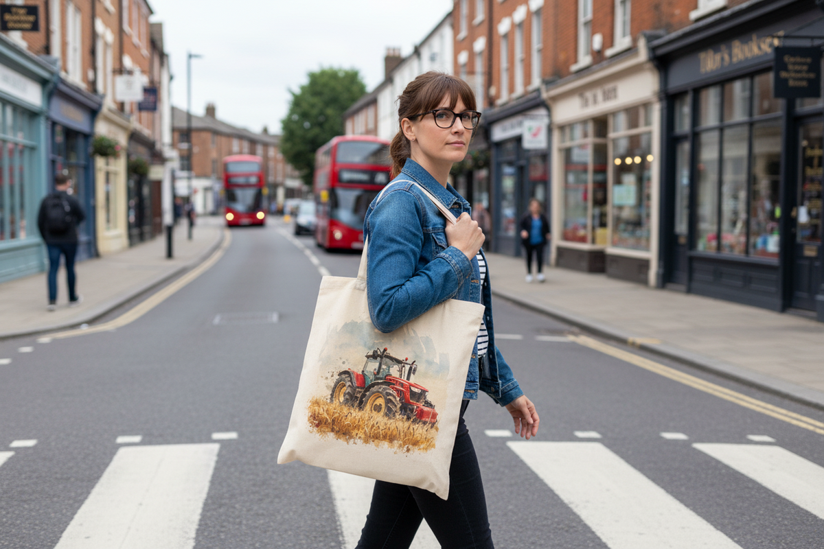 Red Tractor Tote Bag Red Tractor Tote Bag