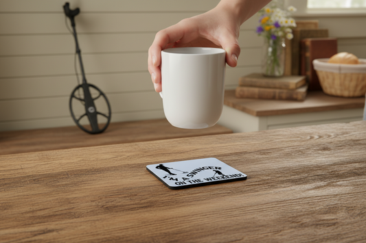I Am a Swinger Metal Detecting Coaster I Am a Swinger Metal Detecting Coaster