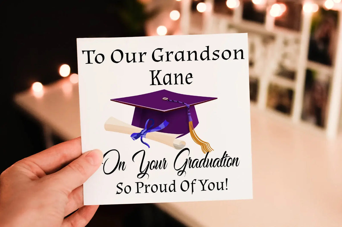 Graduation greeting card design from Dad’s Cabin