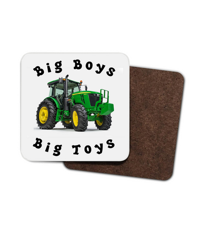 Big Boys, Big Toys Green Tractor Coaster Big Boys, Big Toys Green Tractor Coaster