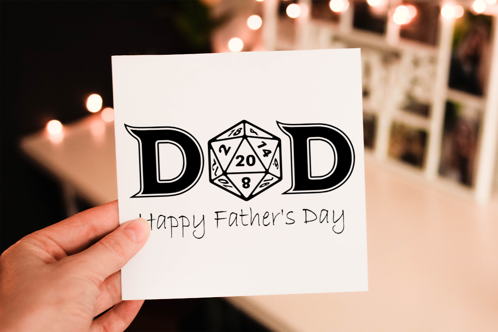 Dungeons and Dragons Father's Day Card, Card for Dad Dungeons and Dragons Father's Day Card, Card for Dad