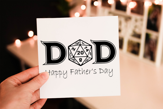 Dungeons and Dragons Father's Day Card, Card for Dad Dungeons and Dragons Father's Day Card, Card for Dad
