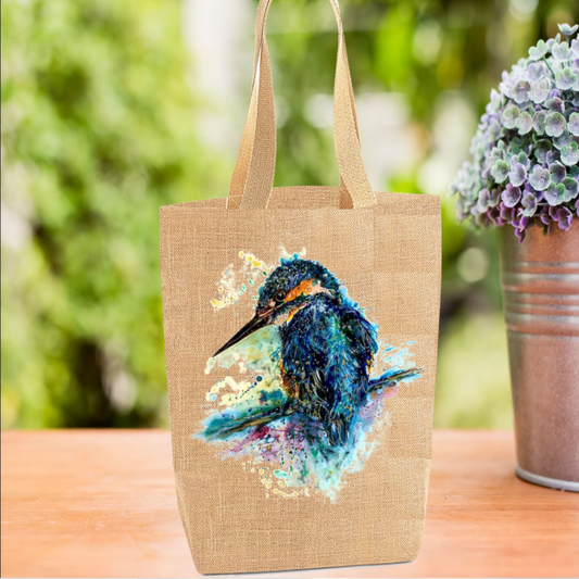Kingfisher Personalised Tote Bag Kingfisher Personalised Tote Bag