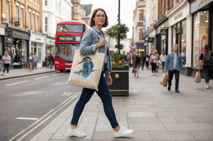 Kingfisher Personalised Tote Bag Kingfisher Personalised Tote Bag
