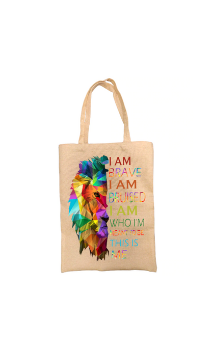 This Is Me Pride Lion Tote Bag This Is Me Pride Lion Tote Bag