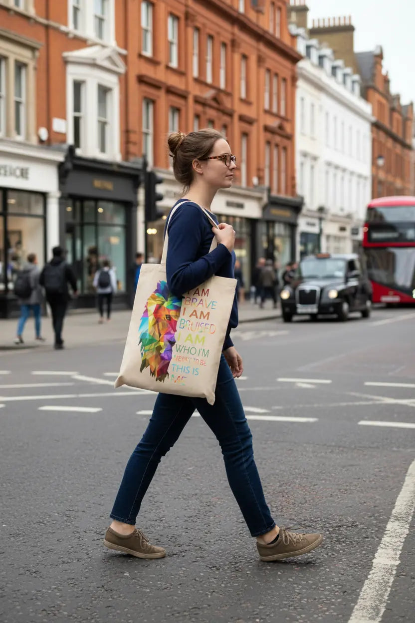 This Is Me Pride Lion Tote Bag This Is Me Pride Lion Tote Bag