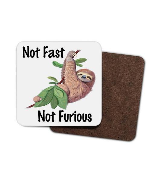 Not Fast, Not Furious Sloth Coaster Not Fast, Not Furious Sloth Coaster