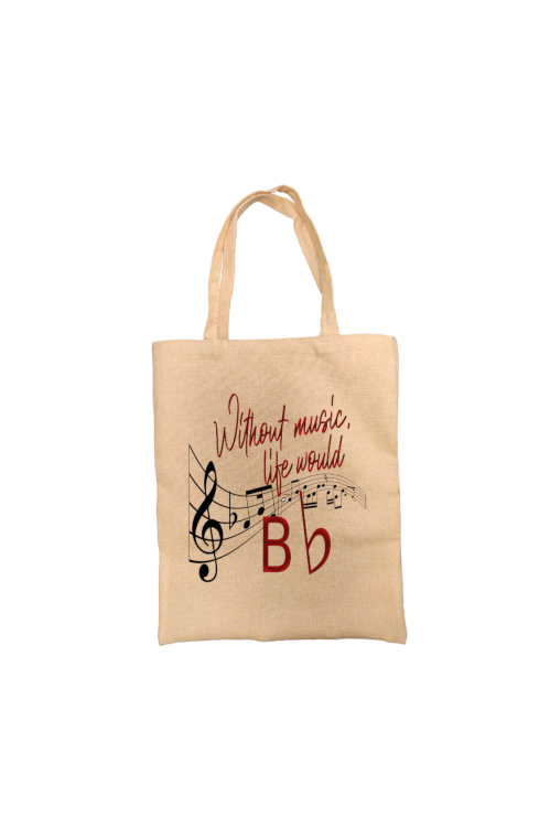 Music Notes Personalised Tote Bag Music Notes Personalised Tote Bag