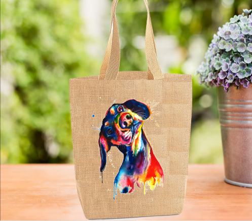 Dachshund Personalised Tote Bag Dachshund Personalised Tote Bag