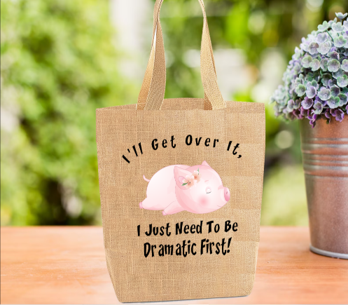 Dramatic Pig Personalised Tote Bag Dramatic Pig Personalised Tote Bag