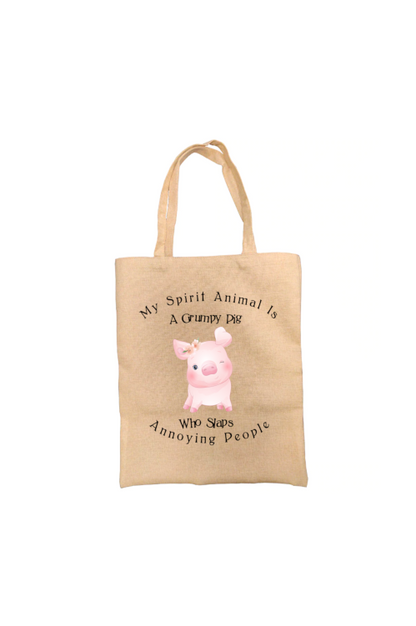 My Spirit Animal Pig Tote Bag My Spirit Animal Pig Tote Bag
