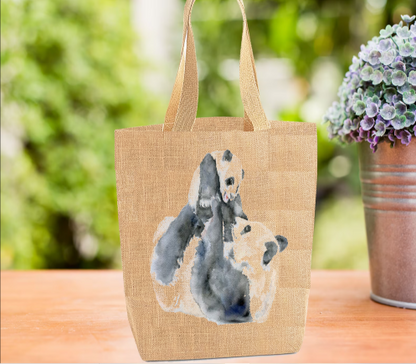 Panda Personalised Tote Bag Panda Personalised Tote Bag
