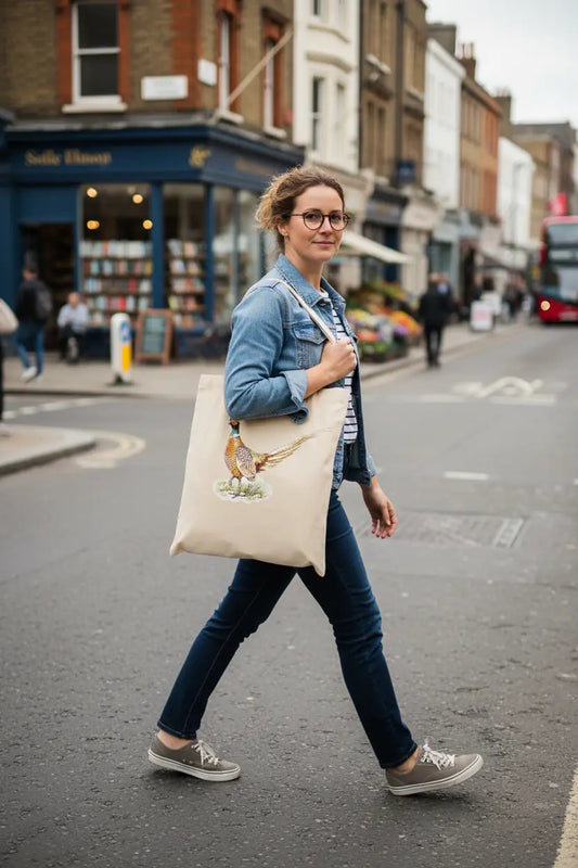 Pheasant Personalised Tote Bag Pheasant Personalised Tote Bag