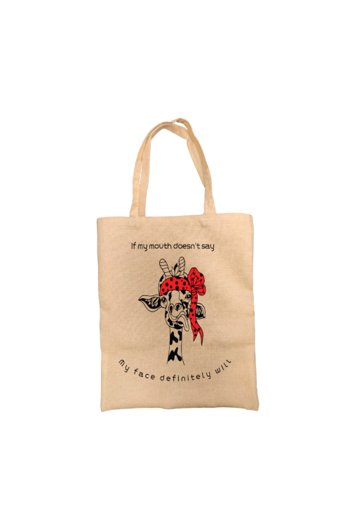 Bandana Giraffe Funny Tote Bag Bandana Giraffe Funny Tote Bag