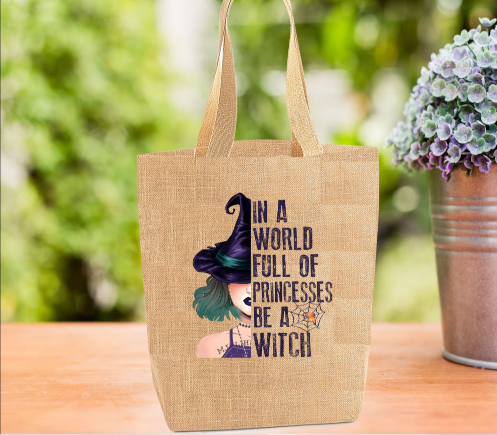 Witch Personalised Tote Bag Witch Personalised Tote Bag