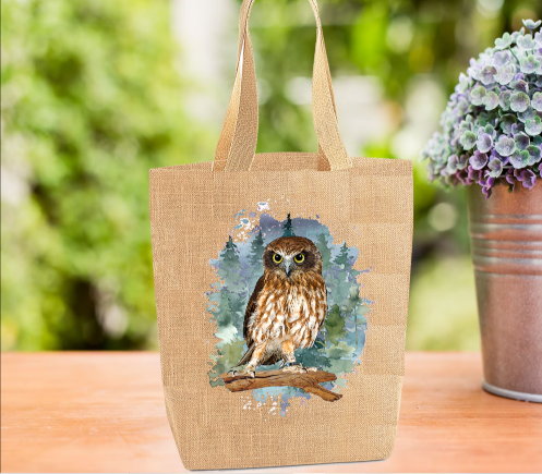 Owl Personalised Tote Bag Owl Personalised Tote Bag