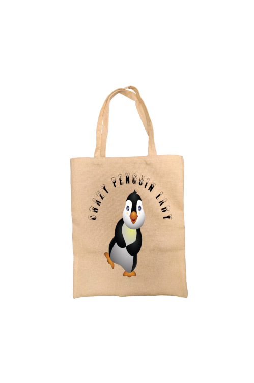 Crazy Penguin Lady Tote Bag Crazy Penguin Lady Tote Bag