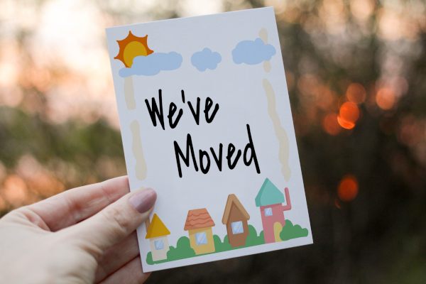 Cerdyn Cyhoeddi Symud Cartref – We've Moved