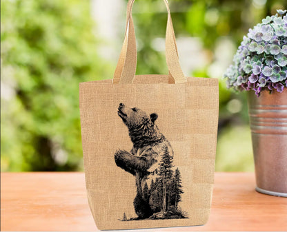 Mountain Bear Special Effect Tote Bag Mountain Bear Special Effect Tote Bag