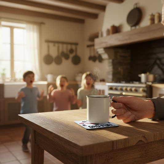 Dad Fuel Hardboard Coaster Dad Fuel Hardboard Coaster