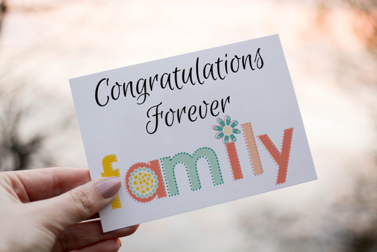Cerdyn Mabwysiadu – Forever Family