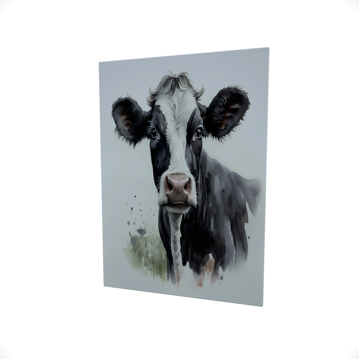 Friesian Cow.... Glossy Aluminium Print Friesian Cow.... Glossy Aluminium Print