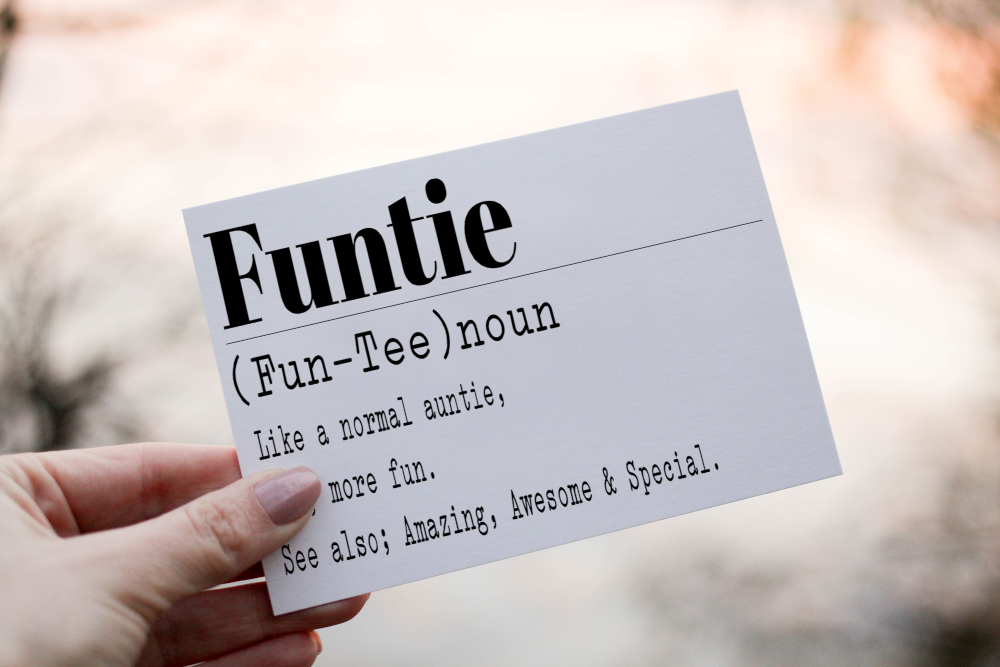 Cerdyn Pen-blwydd Modryb – Funtie