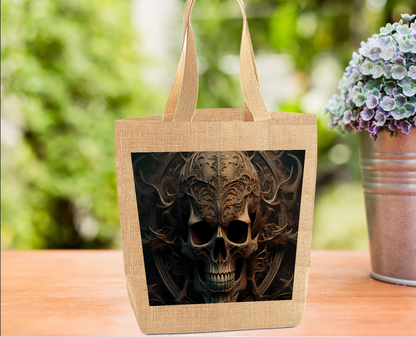 Gothic Skull Tote Bag Gothic Skull Tote Bag