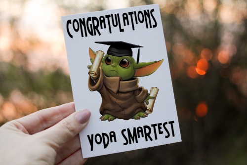 Cerdyn Graddio – Yoda Smartest