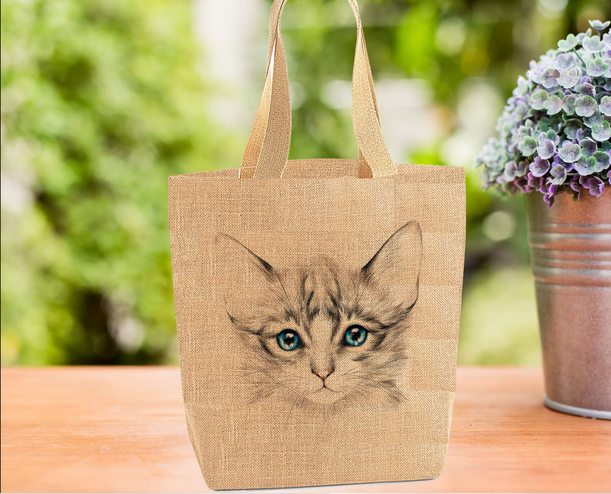 Grey Cat Tote Bag Grey Cat Tote Bag