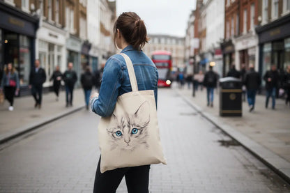Grey Cat Tote Bag Grey Cat Tote Bag