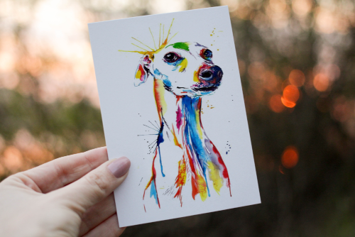 Greyhound Birthday Card, Dog Birthday Card, Greyhound Card Greyhound Birthday Card, Dog Birthday Card, Greyhound Card