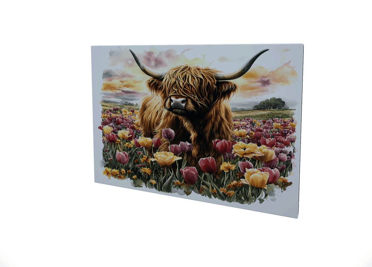 Highland Cow.... Glossy Aluminium Print Highland Cow.... Glossy Aluminium Print