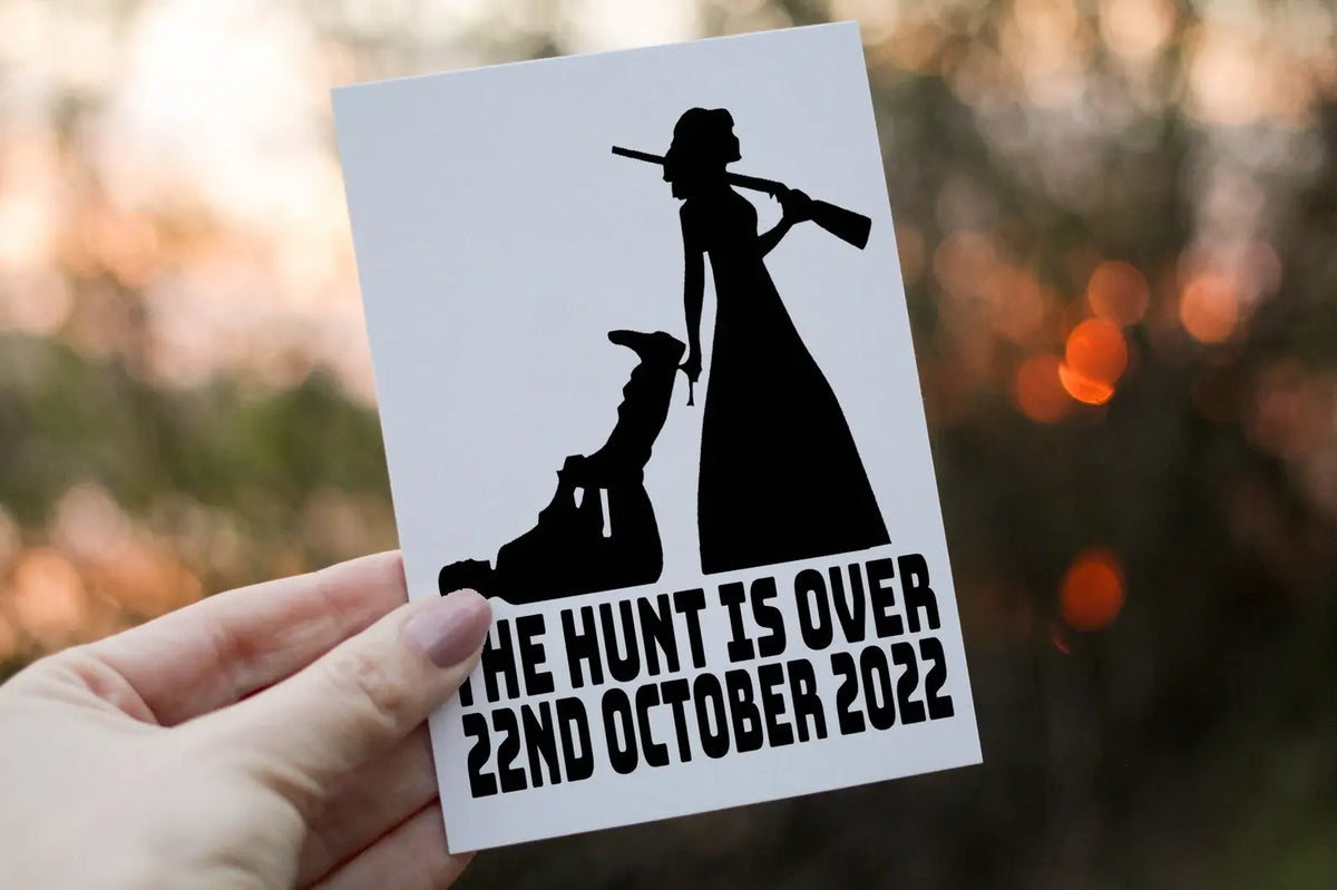 Cerdyn Priodas Doniol – The Hunt Is Over