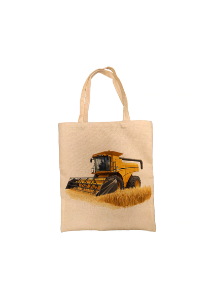Yellow Combine Harvester Tote Bag Yellow Combine Harvester Tote Bag
