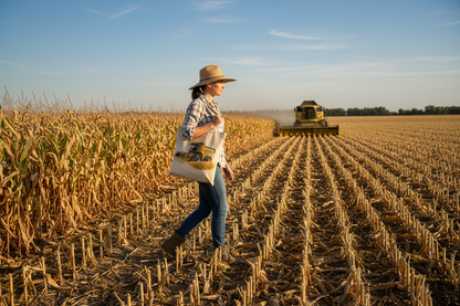 Yellow Combine Harvester Tote Bag Yellow Combine Harvester Tote Bag