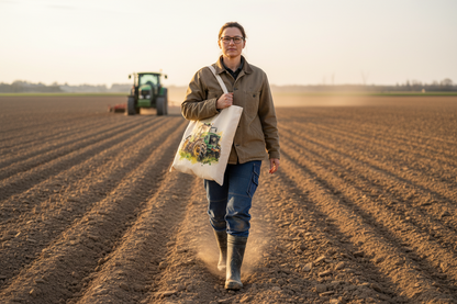 Green Tractor Tote Bag Green Tractor Tote Bag