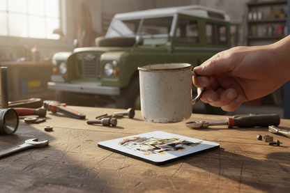Classic 4x4 Land Rover Hardboard Coaster Classic 4x4 Land Rover Hardboard Coaster