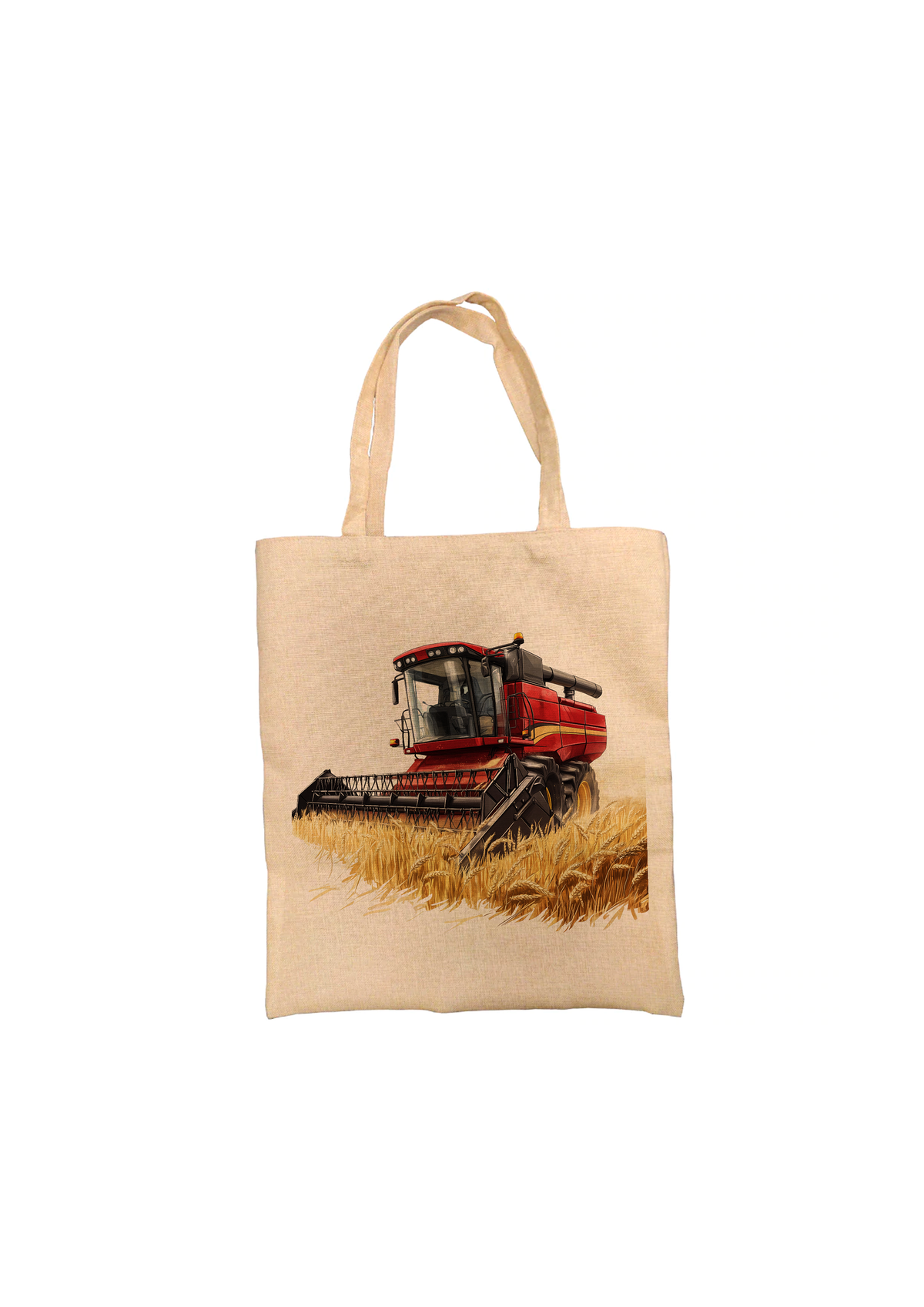 Red Combine Harvester Tote Bag Red Combine Harvester Tote Bag
