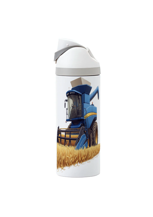 Potel thermol 720ml gyda dyluniad combein glas wedi'i argraffu o amgylch y botel