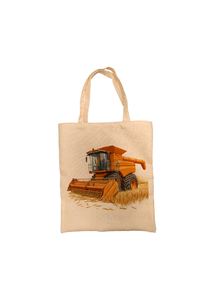 Orange Combine Harvester Tote Bag Orange Combine Harvester Tote Bag