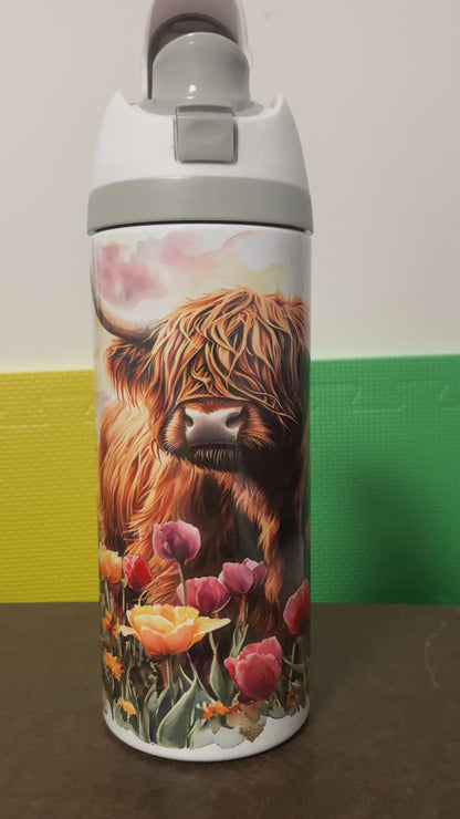 Buwch yr Ucheldir – Potel Thermol 720ml