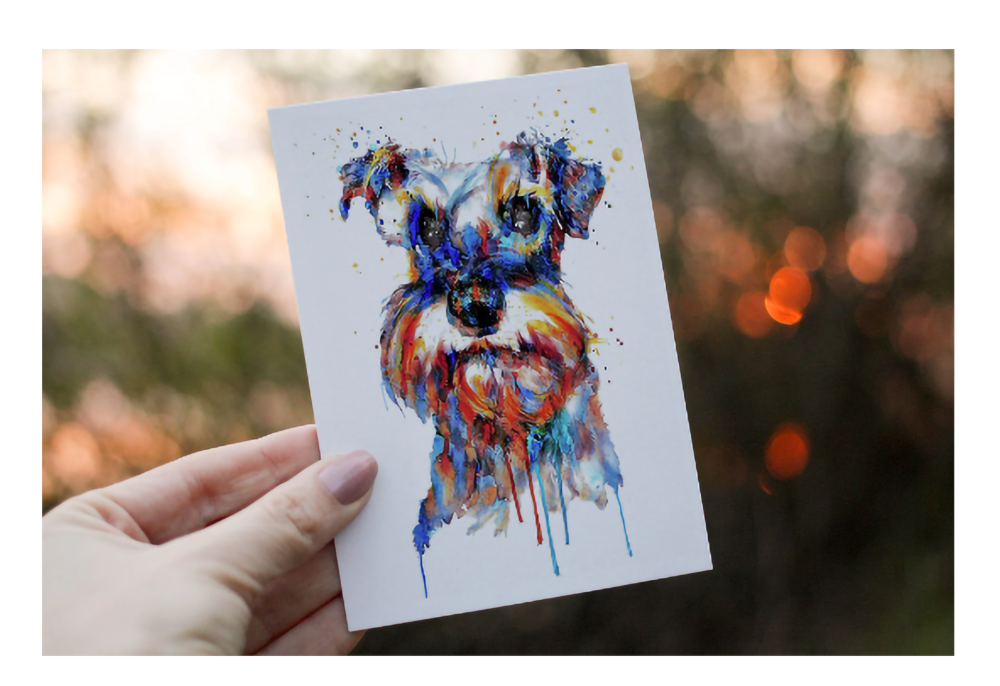 Schnauzer Birthday Card, Dog Birthday Card, Schnauzer card Schnauzer Birthday Card, Dog Birthday Card, Schnauzer card