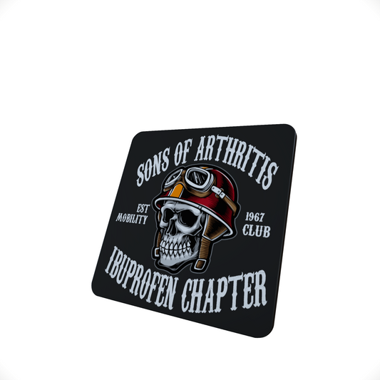 Sons of Arthritis Funny Hardboard Coaster Sons of Arthritis Funny Hardboard Coaster