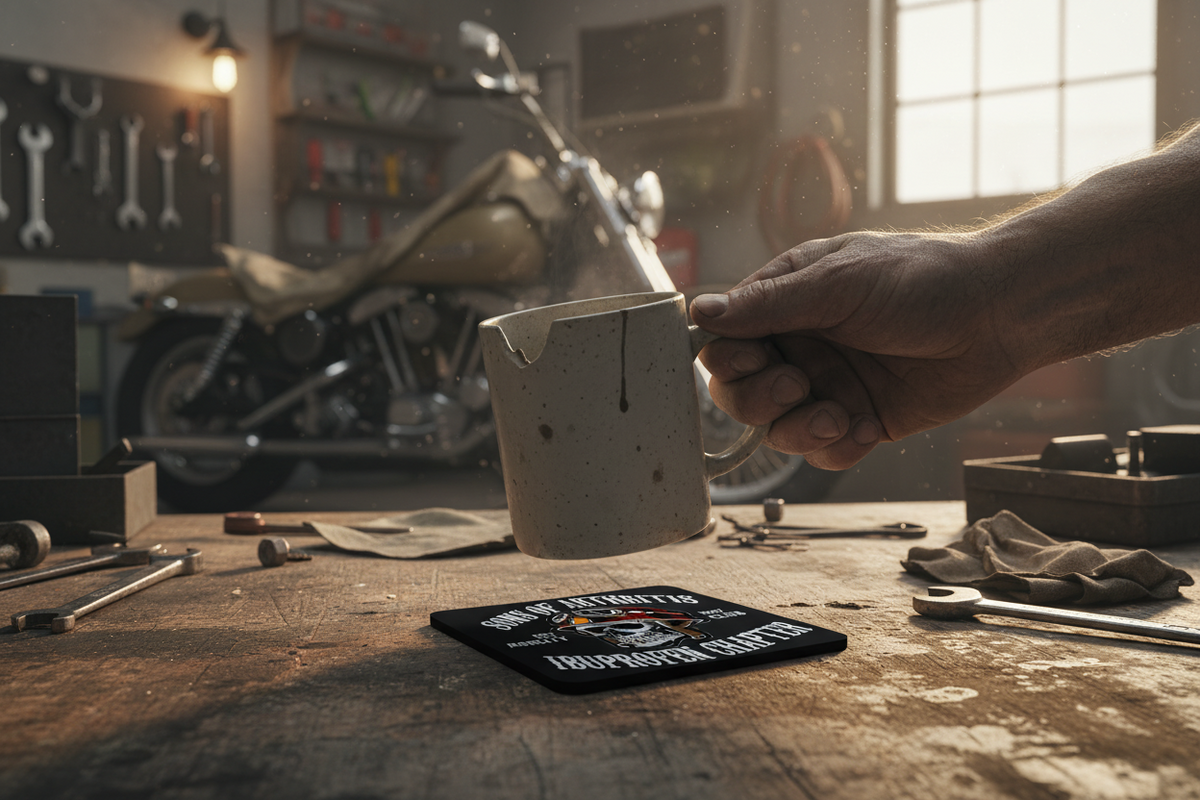 Sons of Arthritis Funny Hardboard Coaster Sons of Arthritis Funny Hardboard Coaster