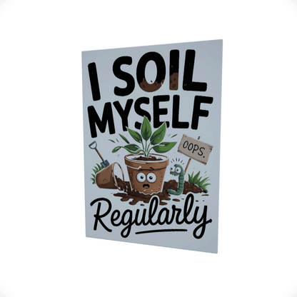 I Soil Myself..... Glossy Aluminium Print I Soil Myself..... Glossy Aluminium Print
