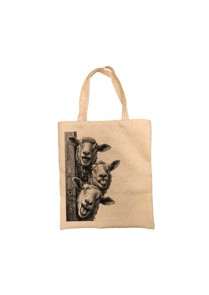 Peeking Sheep Tote Bag Peeking Sheep Tote Bag